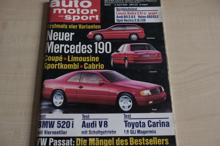 Deckblatt Auto Motor und Sport (08/1990)